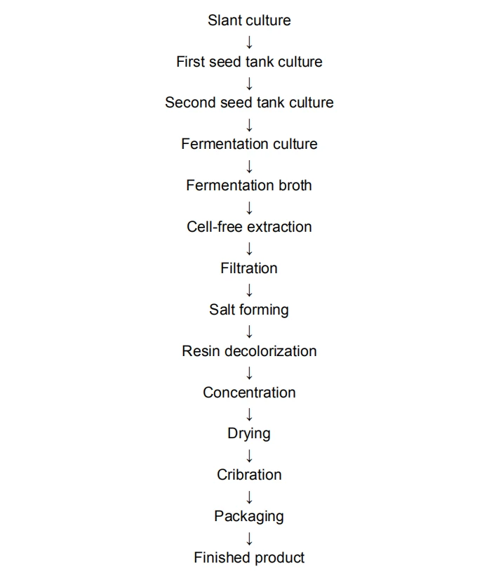 SAMe Powder flow chart